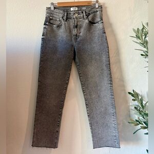 Kensie Gray Women High-Rise Slim Straight Jeans